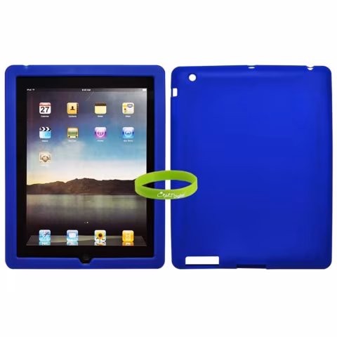 CrazyOnDigital Accessories Silicon Skin Case Cover for The New iPad 3rd Generation