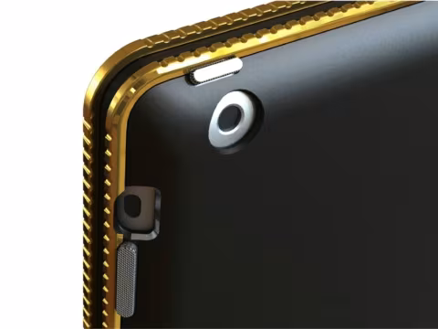Hard Candy Cases Chrome Bezel Case for the new iPad 