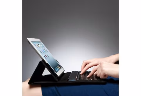Kensington KeyFolio Expert Multi-Angle Folio and Bluetooth Keyboard Case for The New iPad