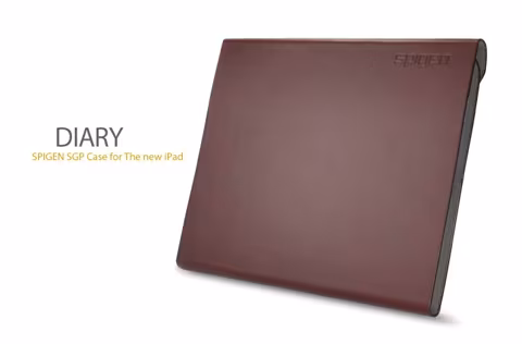 SPIGEN SGP Luxurious Leather Folding Case Diary for The new iPad 3rd Generation