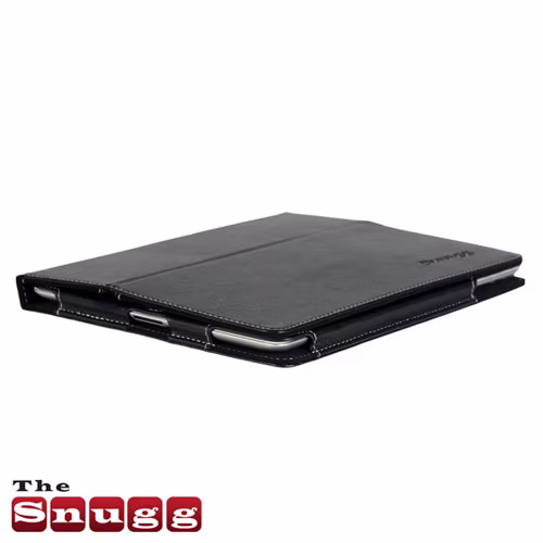 Snugg iPad 3 Case Cover and Flip Stand in Black Leather