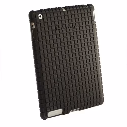 Snugg iPad 3 Squared Skinny Fit Protective Case Cover in Black