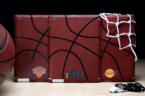 ZAGG NBA sportLEATHER Series: Basketball Leather Skins for the new iPad 3rd Gen, iPad 2 and iPhone 4/4S