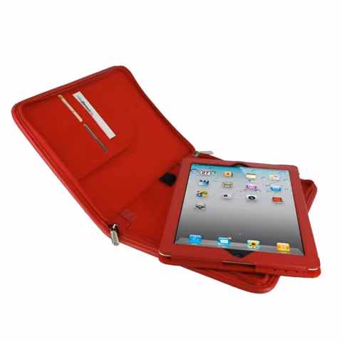 rooCASE Executive Portfolio Leather Case Cover with Landscape / Portrait View for  the new iPad 