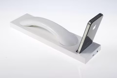 Native Union MM03i Moshi Moshi Curve Bluetooth Wireless Handset and iPhone Dock